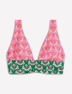 Haut de bikini Mykonos à encolure V échancrée