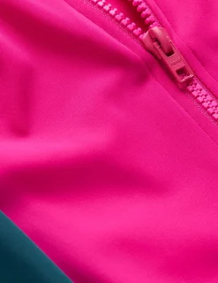 Haut de plage à manches raglan et protection solaire