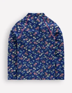 Haut de plage à motif et protection solaire