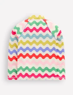 Haut de plage à motif et protection solaire