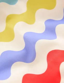 Haut de plage à motif et protection solaire