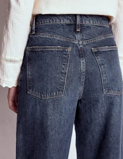 Jean décontracté taille mi-haute