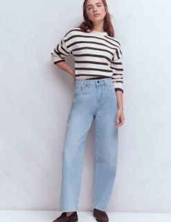 Jean décontracté taille mi-haute