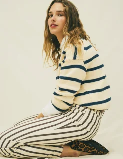 Jean droit à taille haute