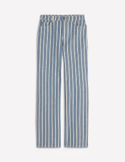 Jean droit taille haute