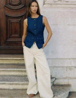 Jean large décontracté