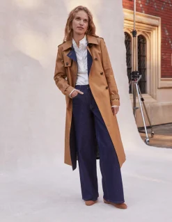 Jean large taille haute