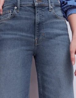 Jean large taille haute