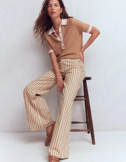 Jean large taille haute