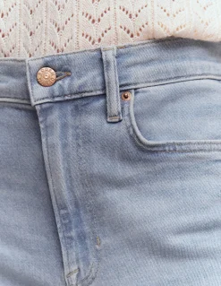 Jean large taille haute