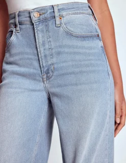 Jean large taille haute