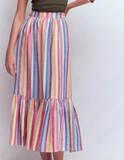 Jupe longue Abigail en lin