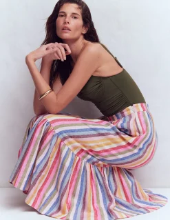 Jupe longue Abigail en lin