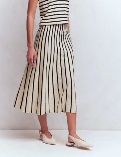 Jupe midi Liz en maille