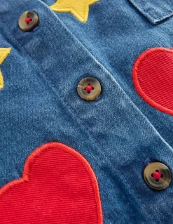 Jupe trapèze boutonnée