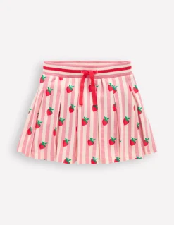 Jupe-short plissée en jersey