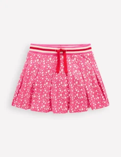 Jupe-short plissée en jersey