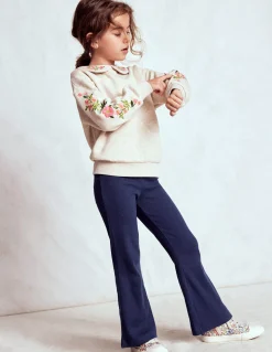 Legging côtelé évasé