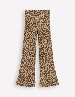 Legging côtelé évasé