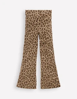 Legging côtelé évasé