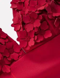 Maillot de bain à appliqués fleurs