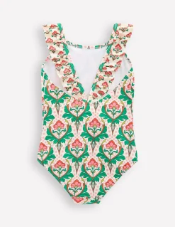 Maillot de bain Hallie à bretelles volantées