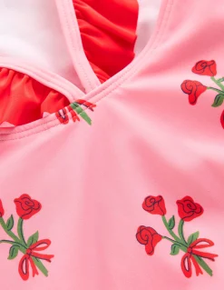 Maillot de bain Hallie à bretelles volantées