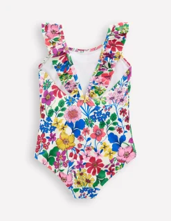 Maillot de bain Hallie à bretelles volantées