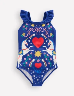 Maillot de bain Hallie à bretelles volantées