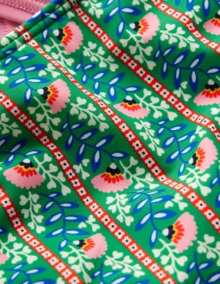 Maillot de bain imprimé croisé dans le dos