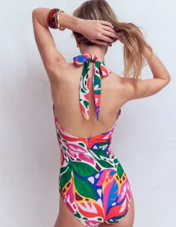 Maillot de bain Minori dos-nu à nœud