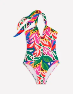 Maillot de bain Minori dos-nu à nœud