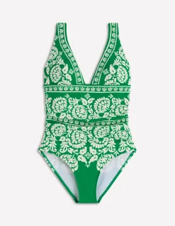 Maillot de bain Mykonos à encolure en V profonde
