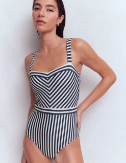 Maillot de bain épuré à encolure en cœur