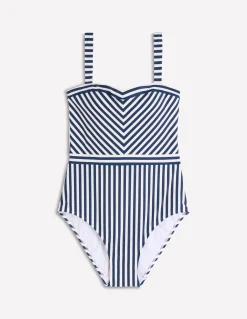 Maillot de bain épuré à encolure en cœur