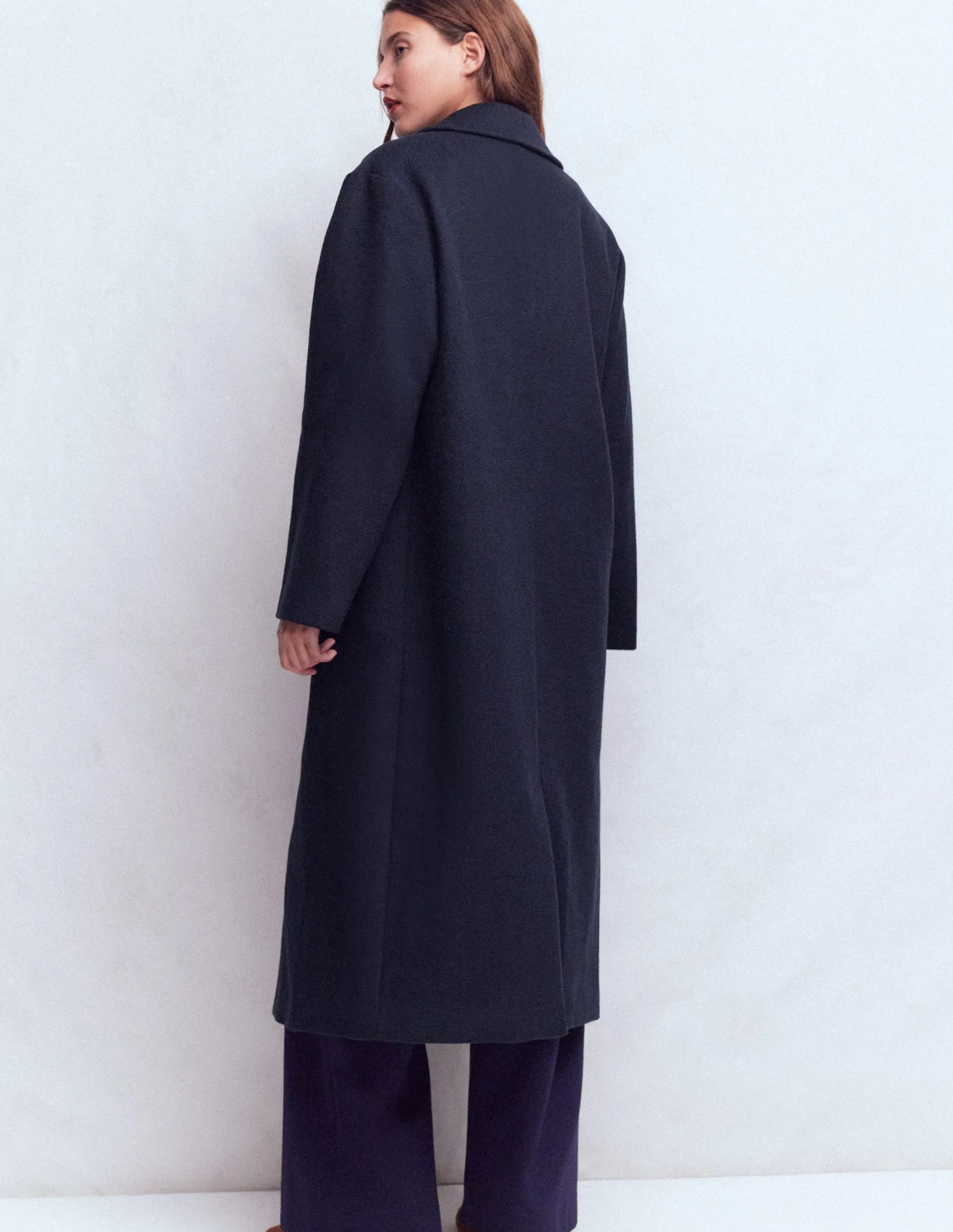 Manteau en laine Cocoon