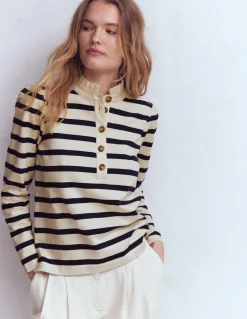 Marinière à col volanté