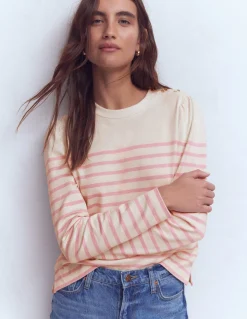 Marinière à épaules boutonnées