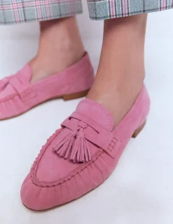 Mocassins souples à fronces