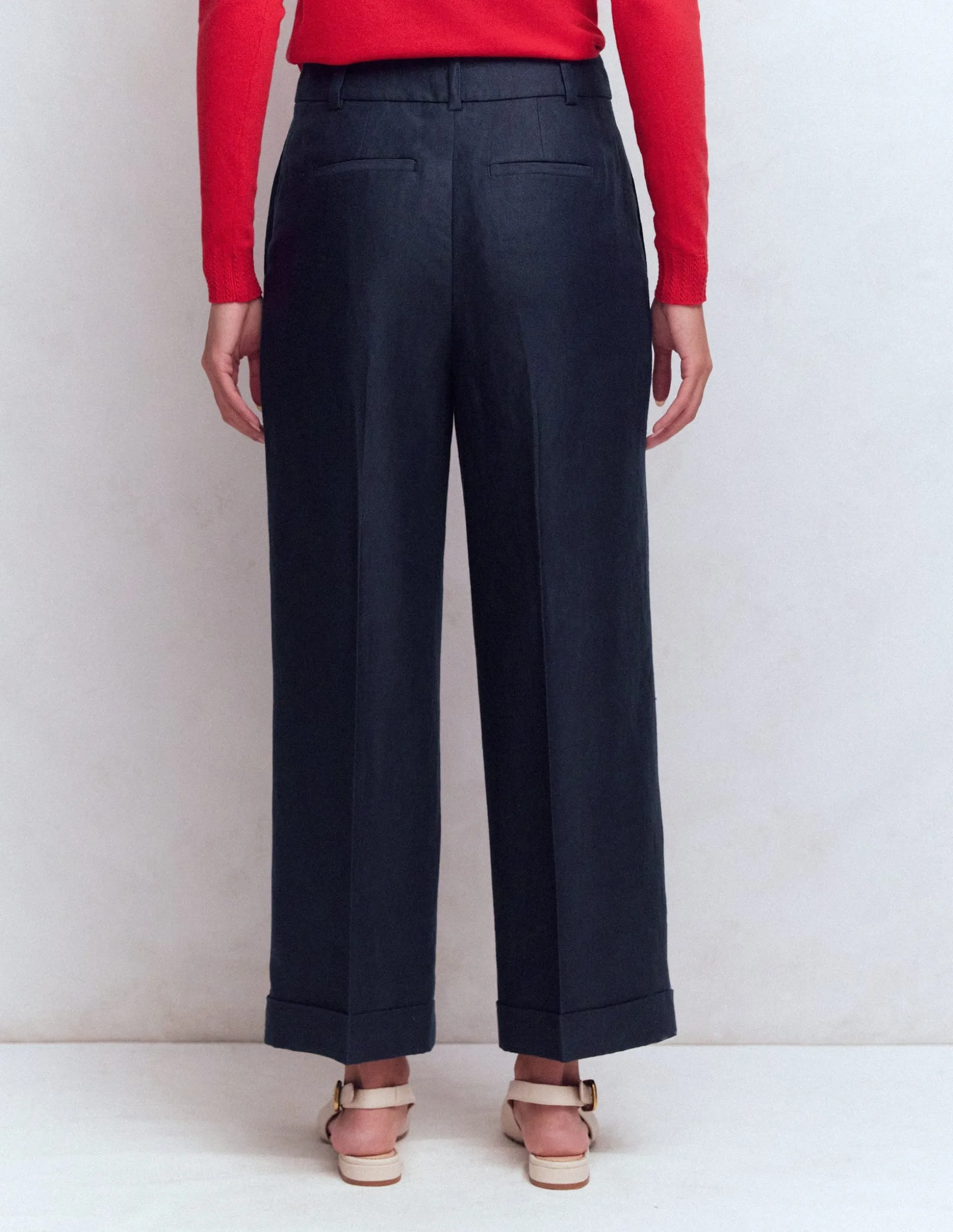 Pantacourt Chiswick à revers