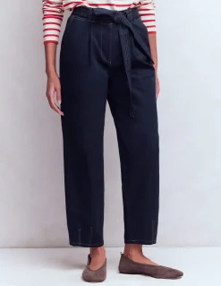 Pantalon ample à ceinture