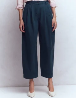 Pantalon ample plissé