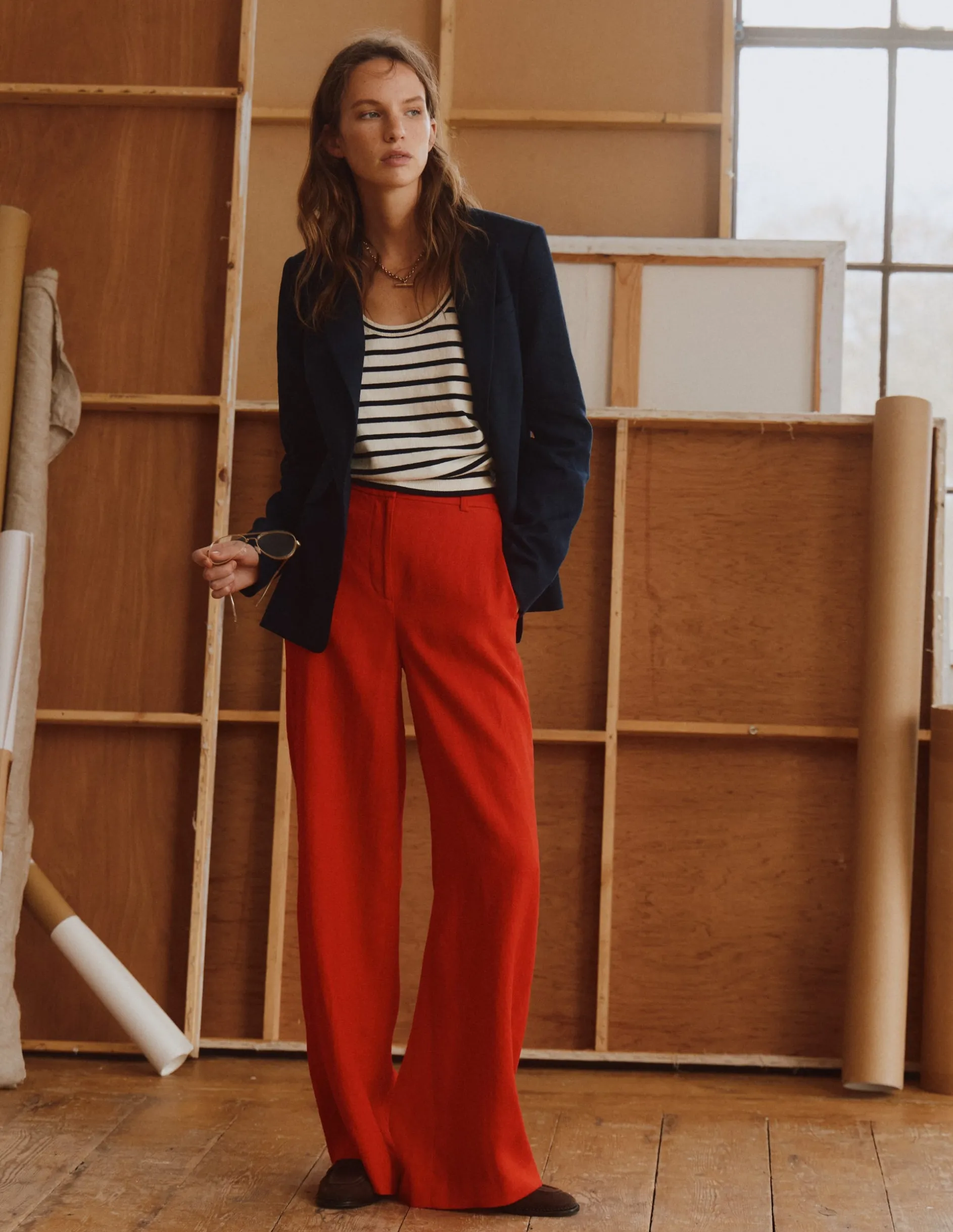 Pantalon Belgravia en lin