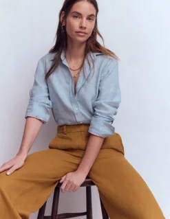 Pantalon Belgravia en lin