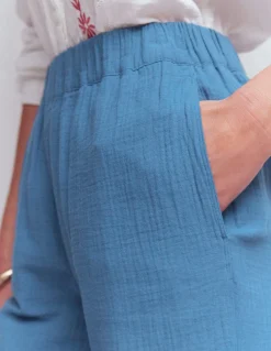 Pantalon double-étoffe à enfiler