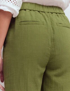 Pantalon double-étoffe à enfiler