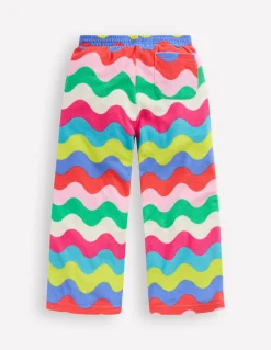 Pantalon droit en éponge