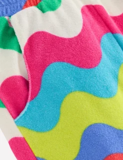 Pantalon droit en éponge