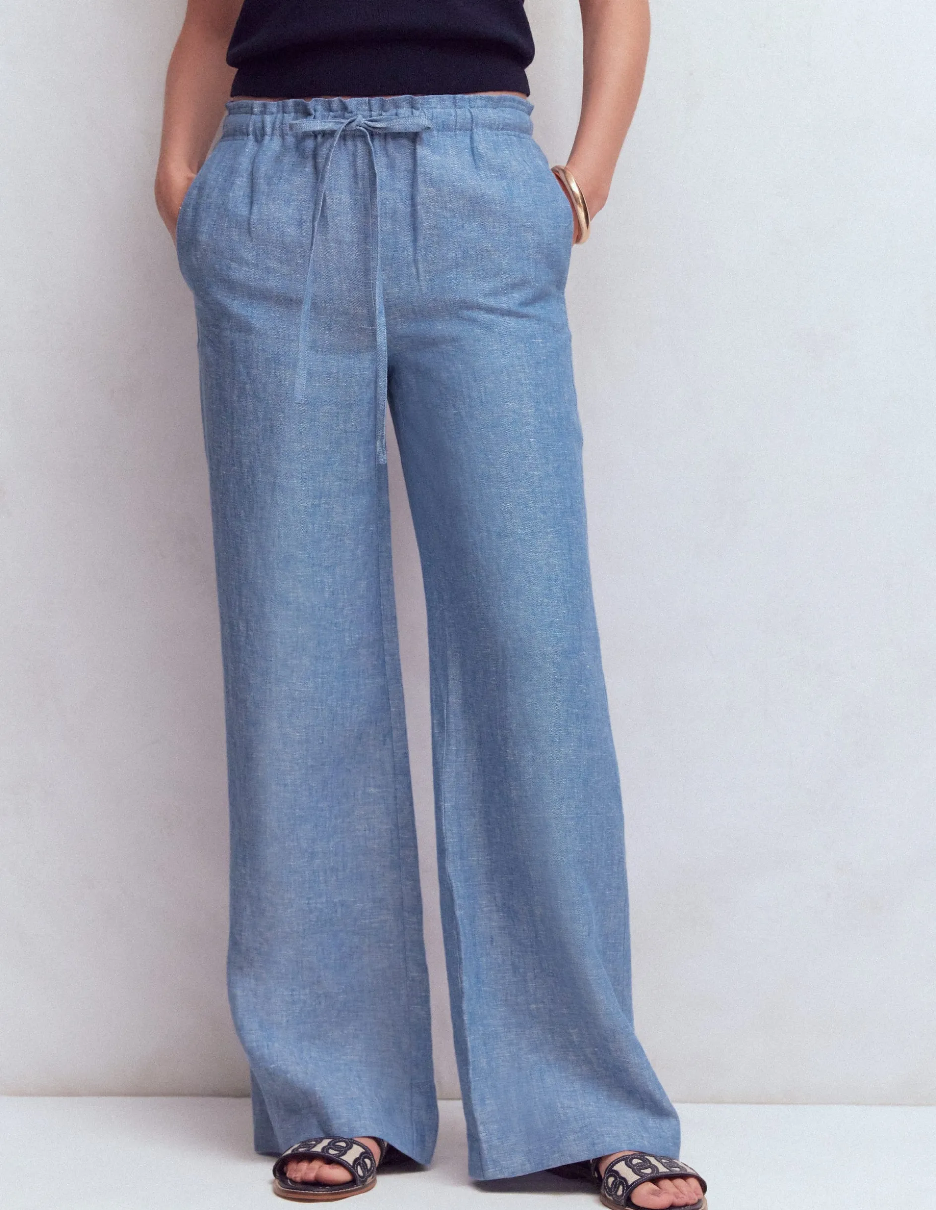 Pantalon Islington en lin