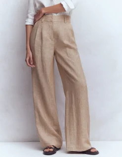 Pantalon Kensington en lin